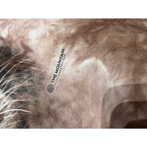 Vintage Y2K The Mountain 2013 Lion Animal Tie Dye T-Shirt - Picture 4 of 7